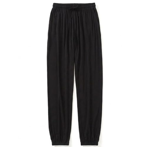 Women's Long Sleep Pants Summer Modal Lightweight Lounge Pants Casual Home Wear Bottoms Pajama Pants With Pocket