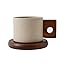 Cup & saucer set brown A Cup & saucer set brown A
