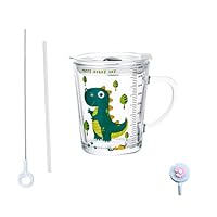 Tazza Con Scala E Cannuccia - Bicchiere 400ml Con Coperchio Per Bambini Design Elefante - Foto 2