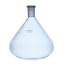 Laboy Glass Evaporation Flask Apollo Low Profile with 24/40 Joint 1000mL Capacity Apparatus in Organic Chemistry Lab Glassware