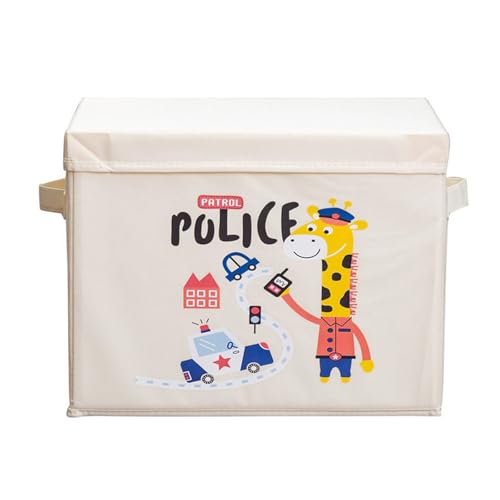 Bacs de rangement pour étagères à cubes pliables motif animaux