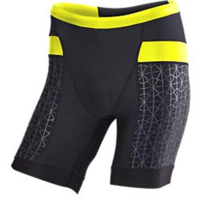 Tyr Competitor 7in Tri Short Male Black/Lime X-Small