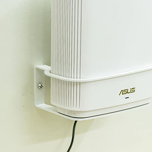 Gadget Gear Wall Mount Holder for ASUS ZenWiFi AX Whole-Home Tri-Band Mesh WiFi 6 System (XT8) (CT8) (XT9) AC300, Wall Bracket Hanger Stand with Holder Compatible with ASUS ZenWiFi (Pack of 2)