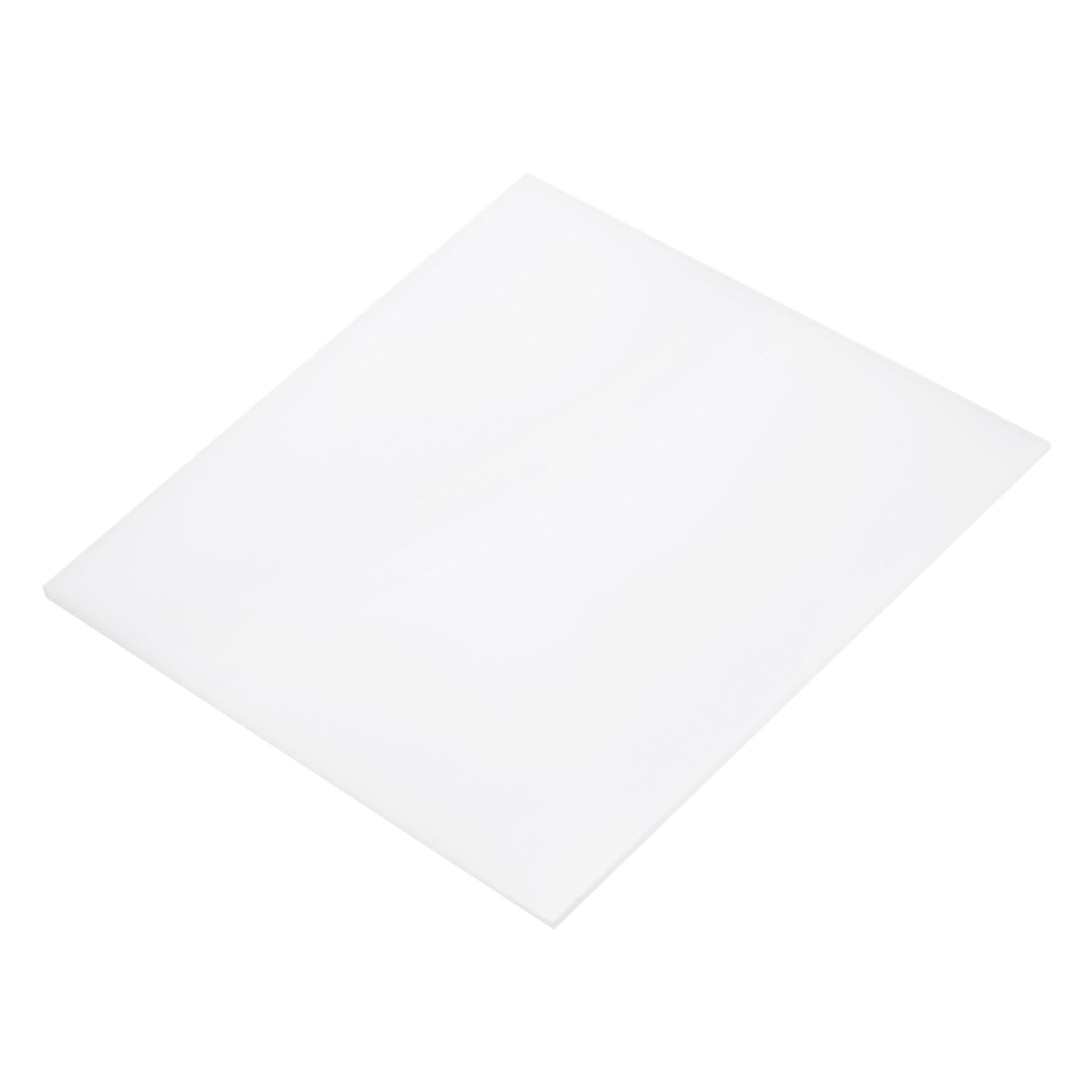 DMiotech 10 x 10 x 1/16 Inch Plastic UHMW Sheets, Ultra High Molecular Weight Polyethylene, Opaque White Polyethylene Board for Automotive, Chemical,