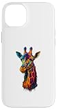 Photo Gallery wild giraffe art vibrante safari design realistico animale custodia per iphone 14 plus Photo Gallery wild giraffe art vibrante safari design realistico animale custodia per iphone 14 plus