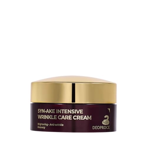 Deoproce SYN-AKE Intensive Wrinkle Care Cream 100g – Brightening & Smoothing Facial Moisturizer with Peptide, Niacinamide & Adenosine – Hydrating Korean Skin Care – Made in Korea