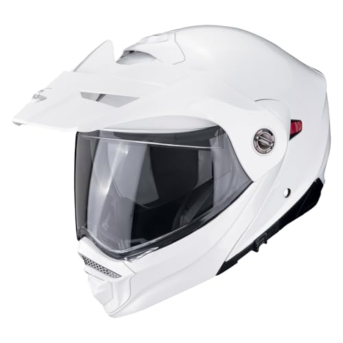 Casque Scorpion ADX-2 Solid Blanc Perle M, l'intégral aérodynamique