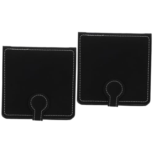 Kisangel 2 Pcs Unique Guitar Pick Bag Stylish Holder Case for Electric Guitar Picks (brown)