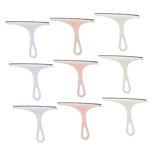 WRITWAA 9pcs Window Squeegee with Blades for Effortless Glass Cleaning for Car Windshield Shower Doors and Mirrors Nordic