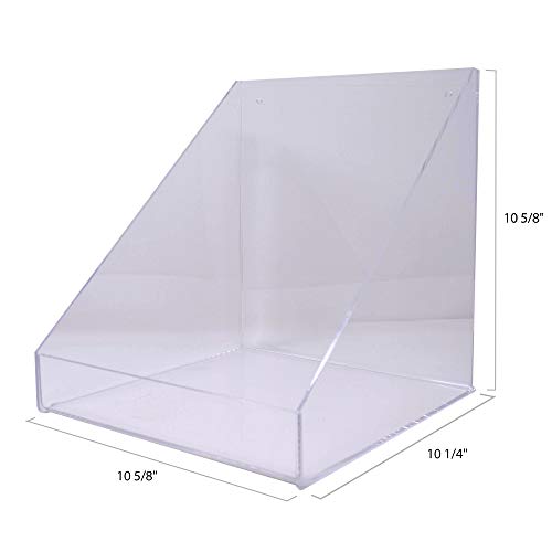 Image of NMC AEP-3 Earplug Tray - 10.5 in. x 10.5 in. x 10.5 in. Cube, Clear Acrylic Dispenser for Earplugs