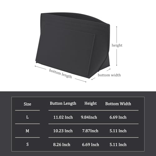 Chispee Organizador de bolsa de feltro organizador de bolsas de luxo para Longchamp Divisor Bolso e