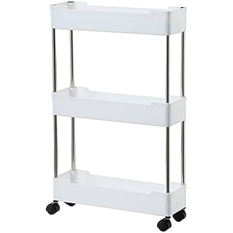 Serving Cart Kitchen Trolley, Home Rolling Wheel Storage Rack Environmental Protection Material Multi-layer Large Capacity Saves Space For Living Room, Kitchen, Bathroom Cover