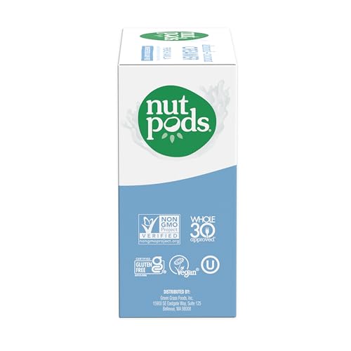 nutpods French Vanilla Dairy-Free Creamer (4-pack) Unsweetened - Whole 30, Keto Creamer, Paleo, Vegan and Sugar Free Coffee Creamer - Delicious French Vanilla Creamer That's Great For Keto Diet