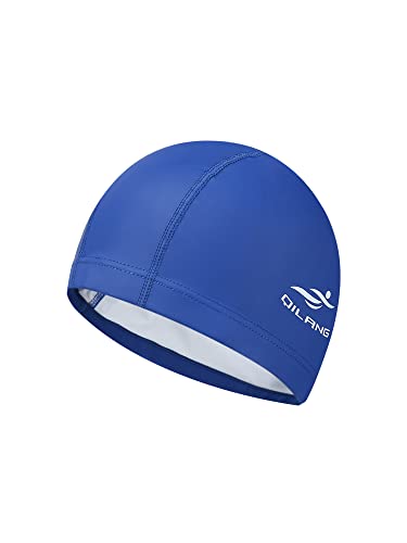 Bonnet de bain pour homme - En polyuréthane - Pour adulte - Bleu Cover