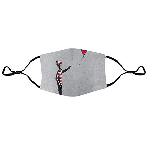 Mundschutz Never Found Wheres Wally Balloon Banksy Personalized Anti-Dust Face Scarf Mouth Cover Face Cover