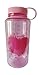 Nalgene Tritan Wide Mouth BPA-Free Water Bottle, Pink Heart, 1 Quart