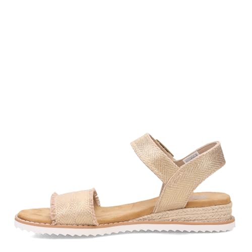 Skechers Women's Bobs Desert Kiss-Gold Crush Sandal4