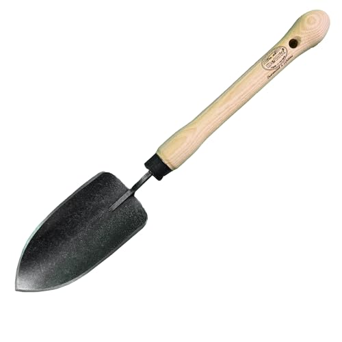 Ultimate Trowel with Extended Handle - Tempered Boron Steel, Two-Handed Grip, Ideal for Seniors and Raised Beds