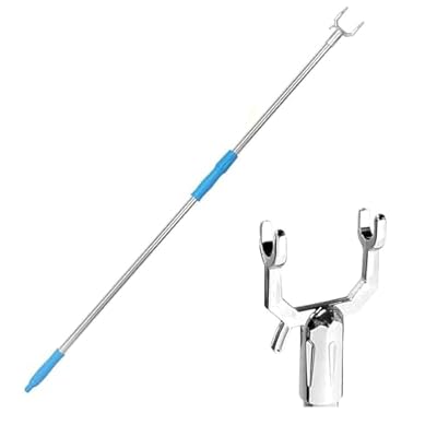 Long Closet Rods with Hook, 55“ Closet Pole Jamaica Ubuy