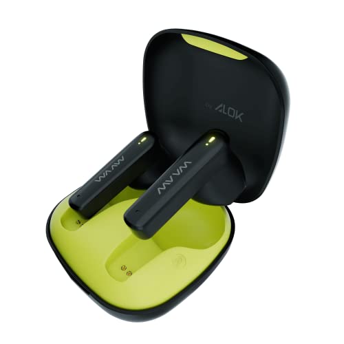 Fone de Ouvido WAAW by ALOK MOB 200EB Bluetooth TWS, Intra-Auriculares, Com Microfone Integrado, Mod