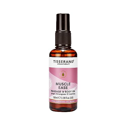 Tisserand Body Oil, Muscle Ease, 3.3 Ounce