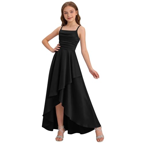 Vestido largo para niñas ideal para fiestas veraniegas y vacaciones familiares de 5 a 14 años 5