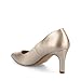 Journee Collection Womens Scylee Stiletto Heel Dress Pumps Cushioned Slip On Pointed Closed Toe Fashion Shoe Champagne, 7 Wide