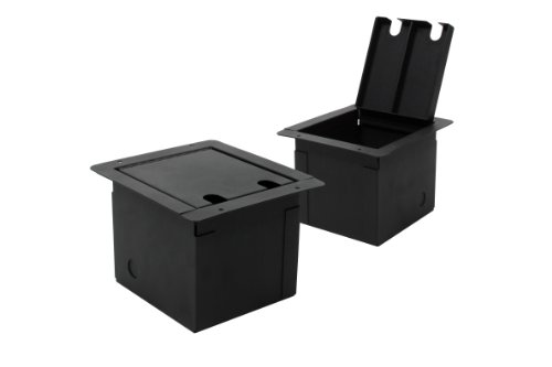 Elite Core | Fb4 | Recessed Floor Box | 3 Xlrf And 1 Ethercon Pass-Through Connections #TOP1
