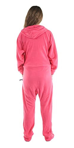 Image of Forever Lazy Footed Adult Onesie - Really Pinkin Tired - S - Wide