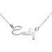 Name Necklace Personalized Sterling Silver Custom Name Necklace