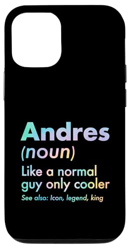 Andres Like A Normal Guy Only Cooler Legend King �t�@�[�X�g�l�[�� �X�}�z�P�[�X iPhone 12/12 Pro �p