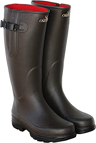 La Chasse Neoprene-Gummistiefel für Damen und Herren Jagdgummistiefel Boots mit Neoprene Gummistiefel für Jäger Neoprenestiefel Naturkautschukstiefel LaChasse (43 EU)