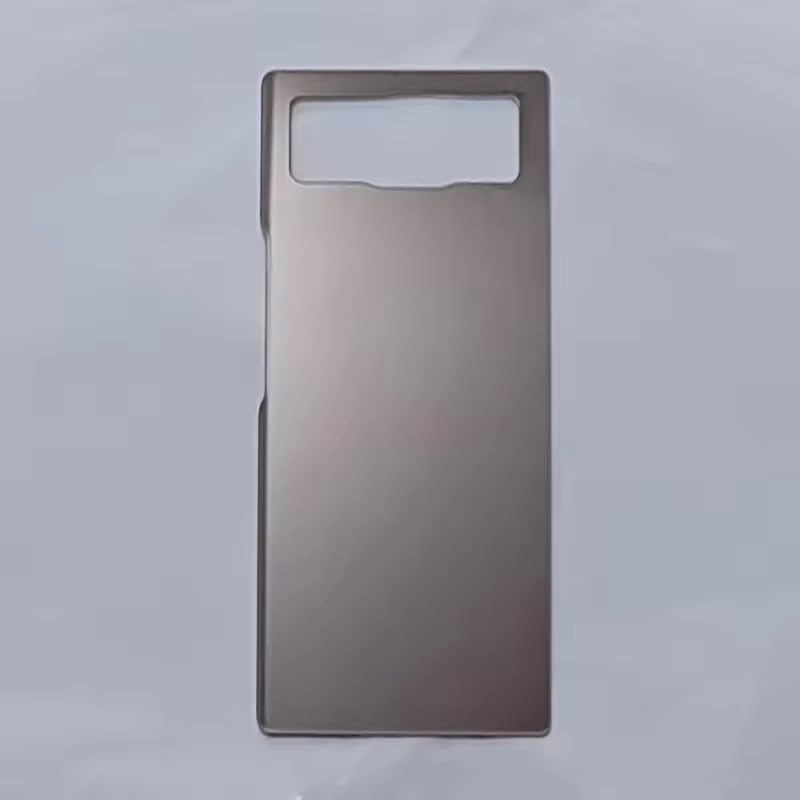 YOOOKOOO Compatible Rear Back Cover for Xiaomi Mix Fold 2 – Battery Door Housing Replacement Part (Silver with Lens)