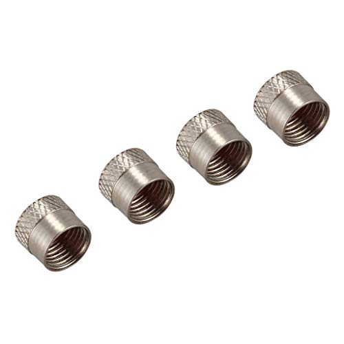 For Bmw (1967-2006) Stainless Wheel Valve Stem Cap Oem X4 #TOP4