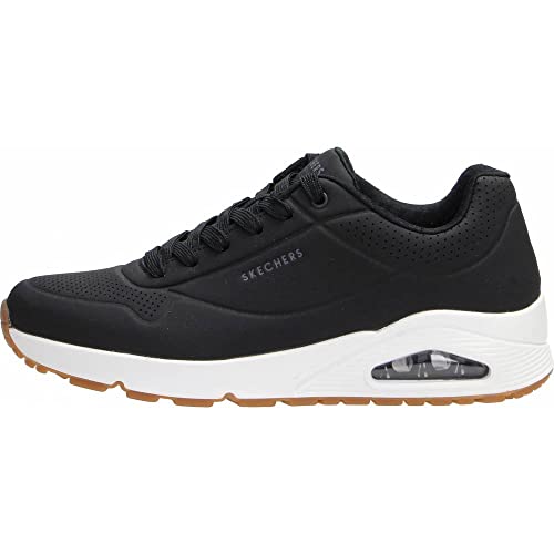 Skechers Uno Stand On Air, Scarpe da ginnastica Uomo, Nero Black White, 40 EU
