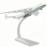 1:400 Scale Antonov 225 Airplane Models Alloy Diecast Aircraft Model Kit,Display Model Plane for Adult,Aviation,Military Enthusiast.