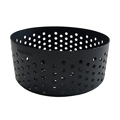 Morsø Smoker-Box – kleine Räucher-Box aus rostfreiem Stahl, Räucher-Zubehör für Grill und Gasgrill, im cleanen Design, Anthrazit-Grau