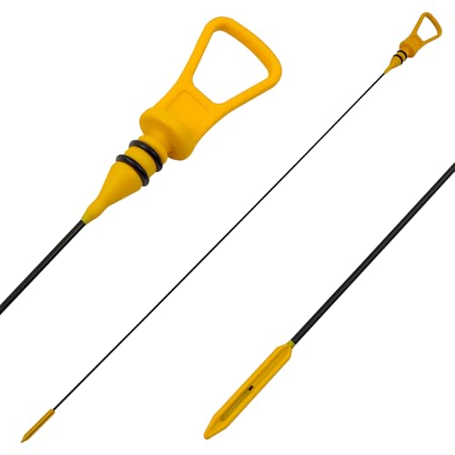 Image of 11437509784 Engine Oil Dipstick Indicator, Fit for 2002-2008 BMW Mini Cooper S 1.6L L4 R52 R53 R56 W11B16A Engine Oil Fluid Level Dip Stick, Replace 917315