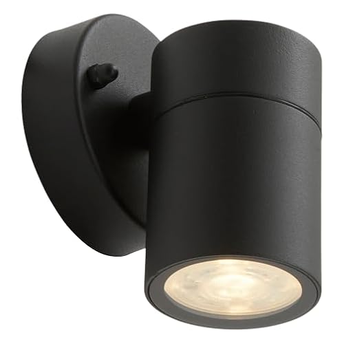 4Lite Anthracite Marinus Sleek Outdoor Down Wall Light (Anthracite) Rust Free Ip44 Rated Exterior Wall Lamp - 4L2/3005-4Yr Guarantee