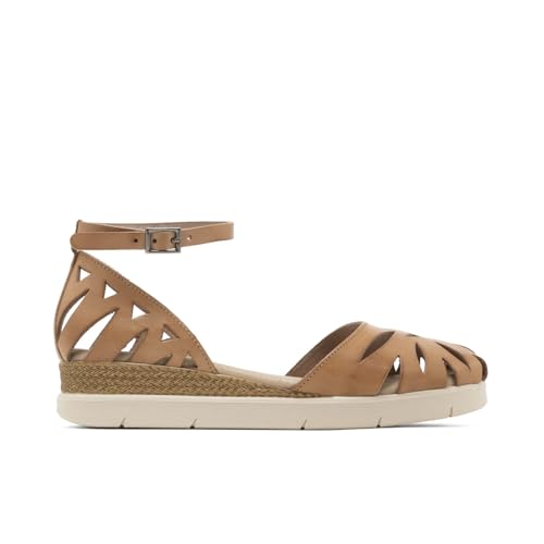 Porronet Sandalia De Cuña De Piel Federica Taupe