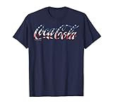 camisetas coca cola original Ligero, Encaje clasico, Manga de doble puntada y bastilla baja