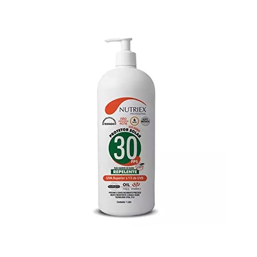 Protetor Solar Profissional com Repelente FPS 30 1/3 UVA 1 Litro-NUTRIEX-0061051