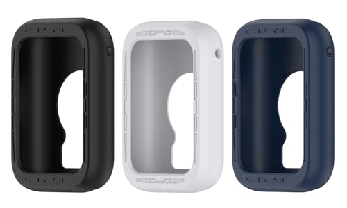 SHEAWA Xiaomi Smart Band 8 pro�p�P�[�X �J�o�[ 3�Z�b�g �ی�P�[�X �V���R���P�[�X �ی�J�o�[ �ϏՌ� �A�N�Z�T���[ (�u���b�N+���C�g�O���[+�~�b�h�i�C�g�u���[)