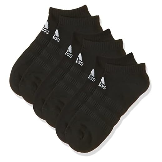 adidas Cush Low 3pp Calcetines, Unisex Adulto, Negro (Black/Black/Black), KXXL