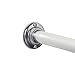 Zenna Home AL500S, NeverRust Aluminum Permanent Mount Shower Rod, 60 Inches, Chrome
