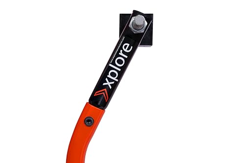 Image of Explore Dismantle Premium Universal Paddock Standwith Swingarm L Supports for All Bikes Upto 300kgWeight (Comes with 5 Year Frame Warranty-Orange) (Black Orange Dual Tone)