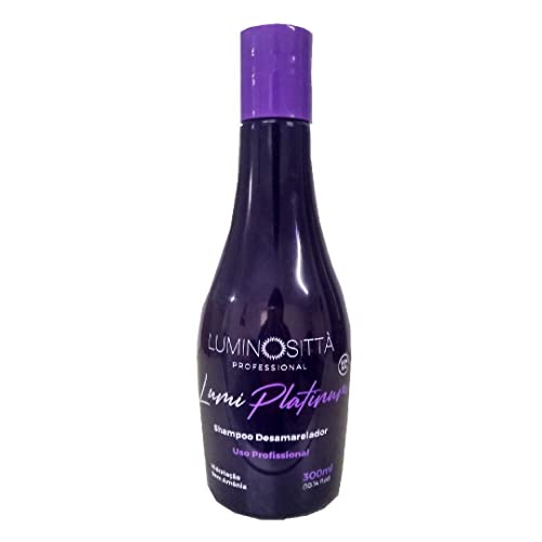 Shampoo Matizador Desamarelador Lumi Platinum 300ml Luminositta