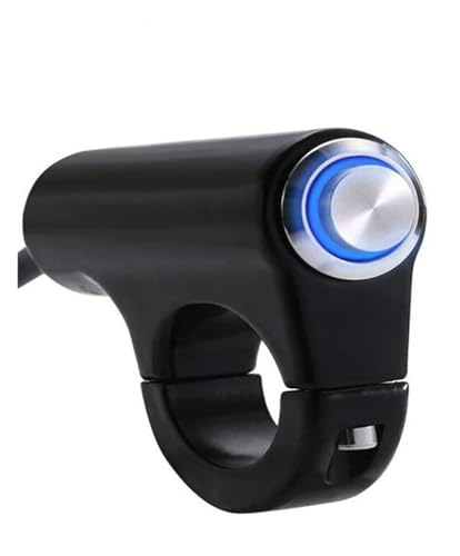 Interruptor manillar motocicleta evita fallos de luces con su cuerpo de aleación aluminio 12V