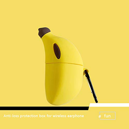 Sgvahy Case For Apple Airpods 1&2 Case Cover Kawaii Airpod Case With Ring Stand Banana Shape Cute Cartoon Soft Silicone Airpods 2Nd 1St Generation Wireless Charging Case Shockproof Protective Case #TOP6