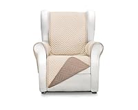 Martina Home Milano Bezug für 1-Sitzer/Relax-Polstersofa – Beige/Leder